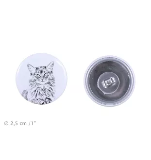Somali Cat - earrings with a beloved cat, own photo, perfect gadget for cat lovers from the Art.-Dog brand.