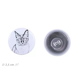 Tonkinese Cat - earrings with a beloved cat, own photo, perfect gadget for cat lovers from the Art.-Dog brand.