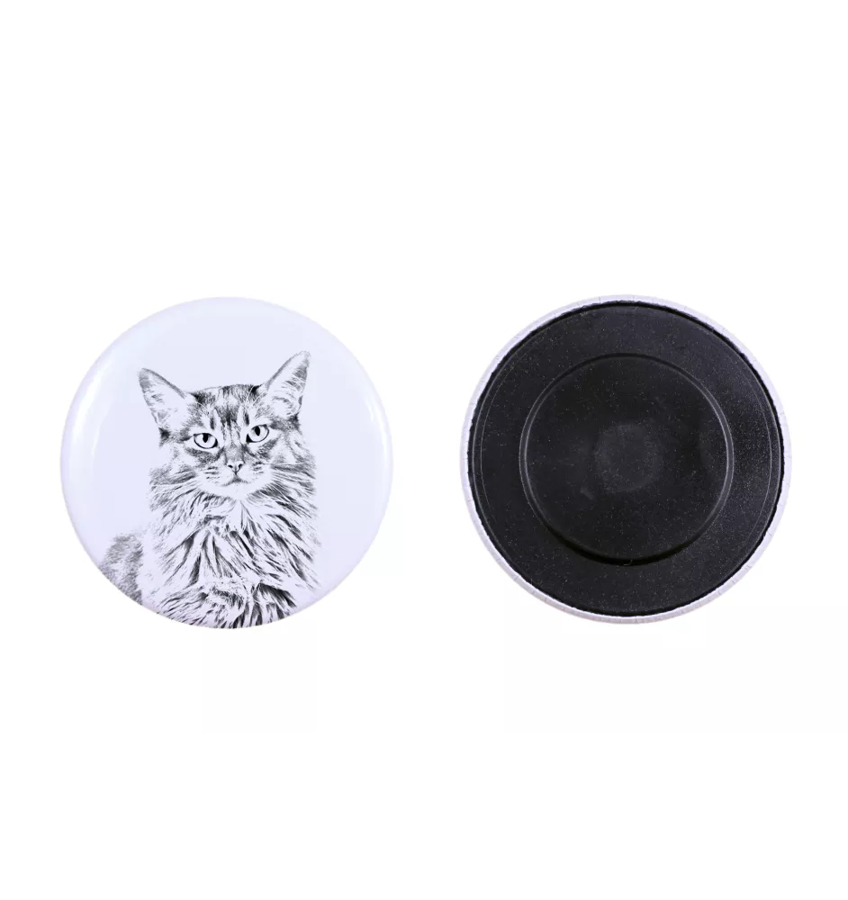 Chat Somali - collection de magnets uniques, photo personnelle, marque Art-Dog