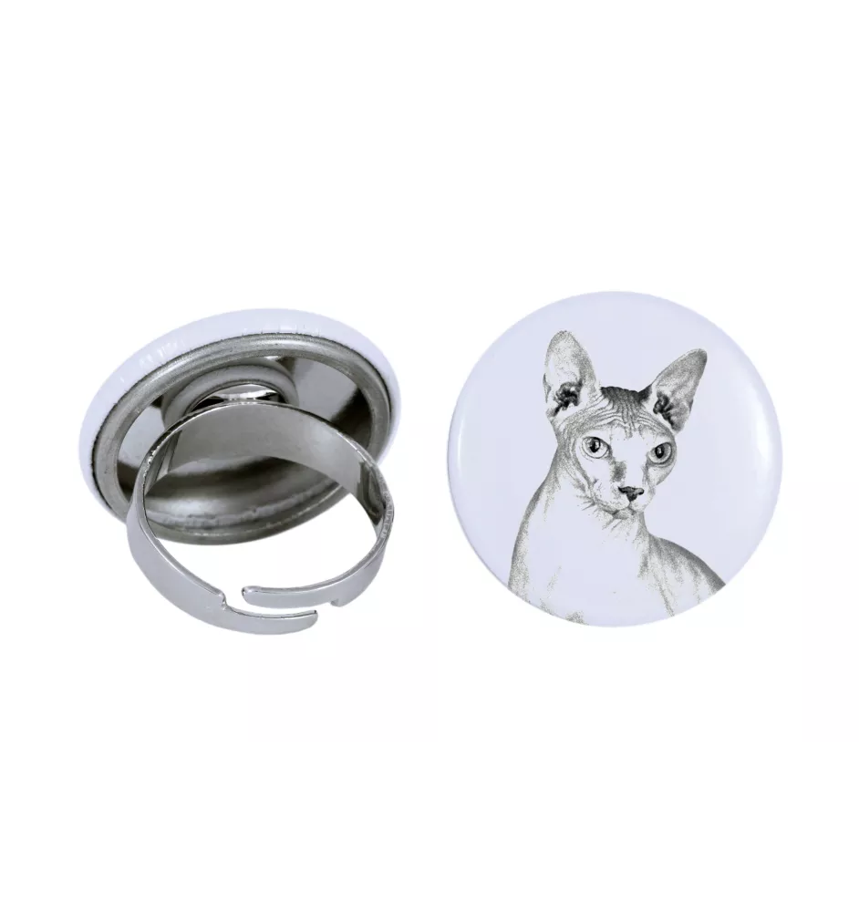 Sphynx - unique ring, handmade, women's jewelry by Art-Dog