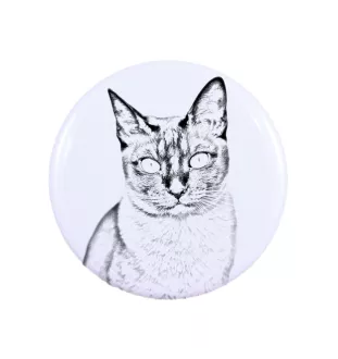 Tonkinese Katze - Sammlung von einzigartigen Magneten, eigenes Foto, Marke Art-Dog