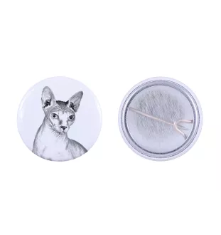 Sfinks przypinka z kotem mała Art-Dog