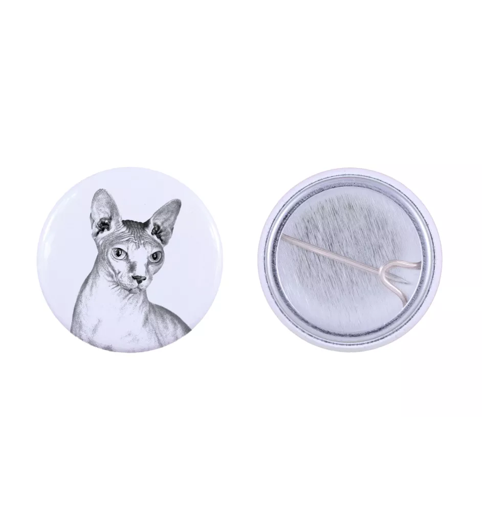 Sphynx - un accessoire de sac à dos, un badge personnalisé, l'accessoire parfait pour les amoureux des animaux de la marque Art-Dog