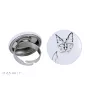 Tonkinese Cat - unique ring, handmade, women's jewelry by Art-Dog
