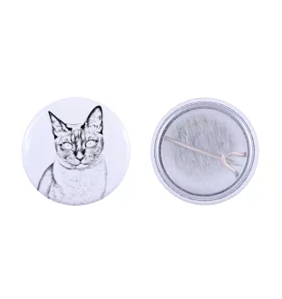 Tonkinese Cat - backpack decoration, personalized badge, perfect gadget for animal lovers by Art-Dog brand