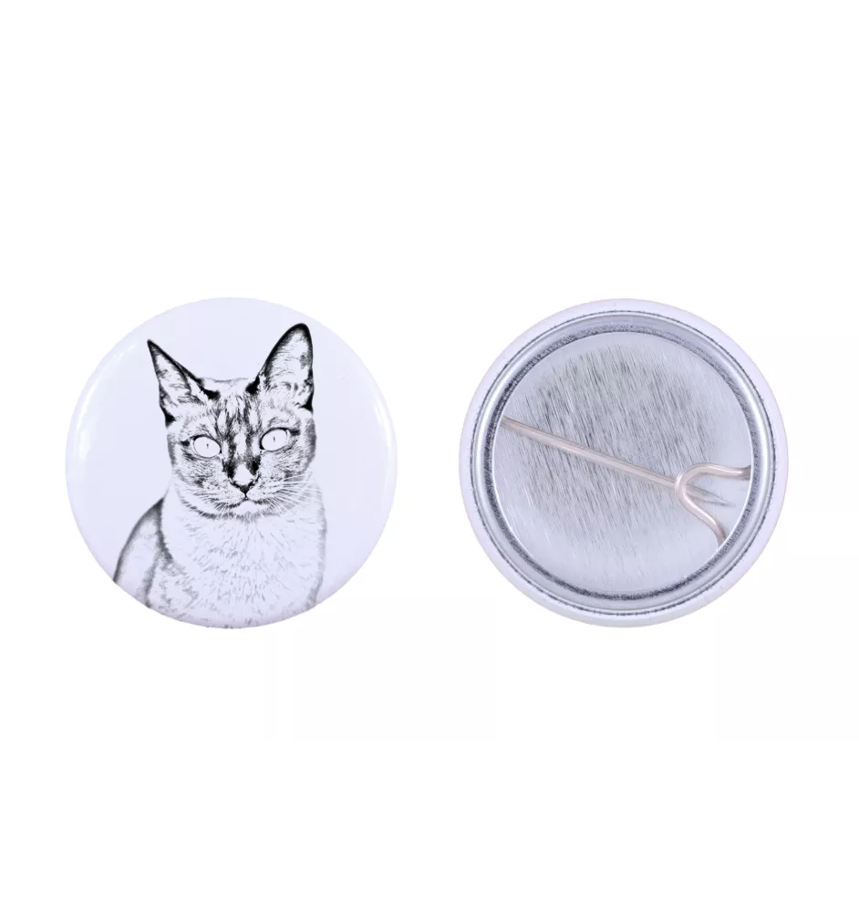 Kot tonkijski przypinka z kotem mała Art-Dog