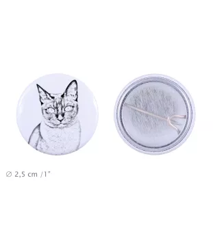 Tonkinese Katze Rucksack decoration, personalized badge, perfect gadget for animal lovers from the Art-Dog brand