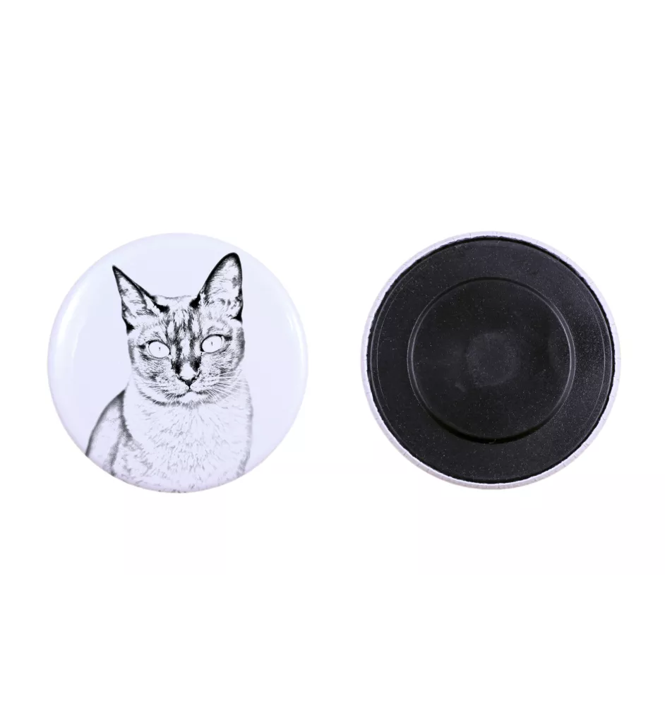 Tonkinese Cat - collection of unique magnets, own photo, Art-Dog brand
