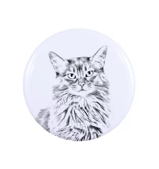 Chat Somali - collection de magnets uniques, photo personnelle, marque Art-Dog