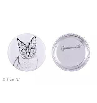 Kot tonkijski przypinka z kotem duża Art-Dog