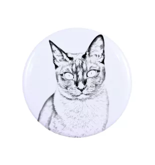 Kot tonkijski przypinka z kotem duża Art-Dog