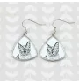 Tonkinese Cat - cat earrings, hanging earrings with a picture, personalized jewelry with Art-Dog brand print.