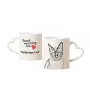Chat tonkinois - tasse avec un chat, une tasse adorable avec une anse en forme de cœur, un cadeau universel de la marque Art-Dog