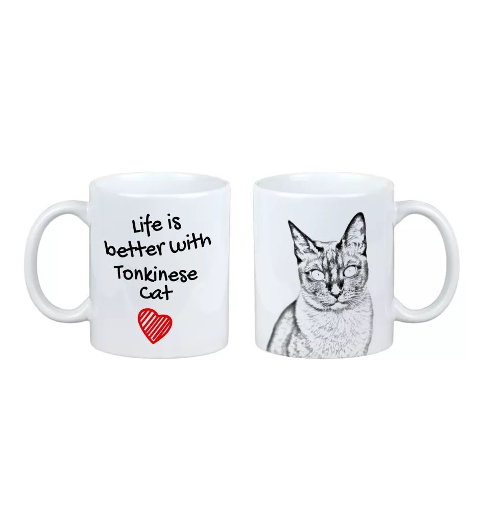 Chat tonkinois - tasse avec un chat, tasse avec une photo, cadeau personnalisé de la marque Art-Dog