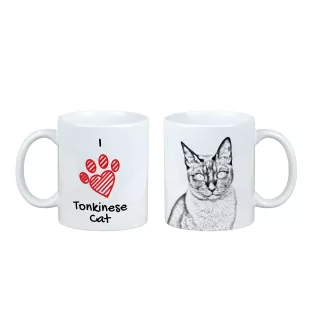 Chat tonkinois - tasse avec un chat, une tasse adorable avec une illustration, un cadeau avec votre photo de la marque Art-Dog