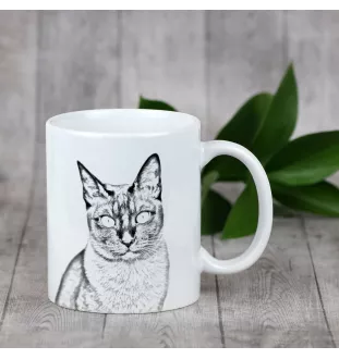 Tonkinese Katze - Tasse mit Katze, entzückende Tasse mit Grafik, Geschenk mit Ihrem Foto von der Marke Art-Dog