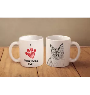 Tonkinese Katze - Tasse mit Katze, entzückende Tasse mit Grafik, Geschenk mit Ihrem Foto von der Marke Art-Dog