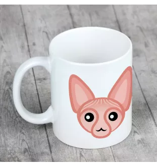 Sphynx - tasse avec graphisme et logo de la marque Art-Dog
