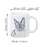 Tonkinese Cat - cat mug, cheerful mug for a dog lover, personalized gift from the Art-Dog brand