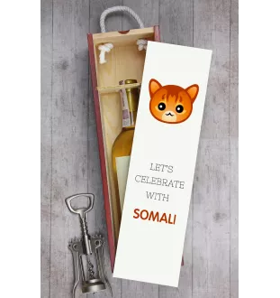 Somali - wine box with graphics and the brand name Art-Dog
