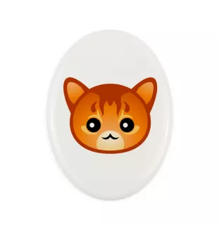 Somali płyta nagrobna z kotem Art-Dog