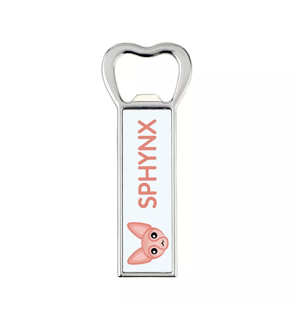 Sphynx - Flaschenöffner mit Grafik und Logo der Marke Art-Dog
