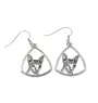 Sphynx - boucles d'oreilles avec un chat, boucles d'oreilles pendantes avec une image, bijoux personnalisés avec l'impression de la marque Art-Dog