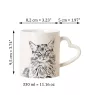 Somali - tasse avec un chat, une tasse adorable avec une anse en forme de cœur, un cadeau universel de la marque Art-Dog
