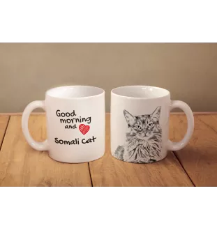 Somali - cat mug, personalized mug with print, classic gift for everyone from the Art-Dog brand