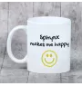 Sfinks kubek z kotem Makes me happy Art-Dog