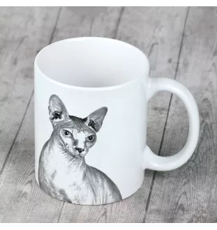 Sphynx - tasse avec un chat, une tasse joyeuse pour les amoureux des chiens, un cadeau personnalisé de la marque Art-Dog