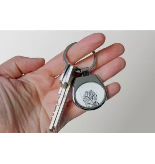 Toyger Cat - keychain with a cat, keychain with a print, personalized pendant from the Art-Dog brand