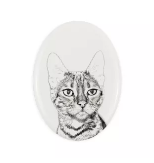Kot toyger płyta nagrobna ze zdjęciem kota Art-Dog