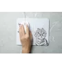 Toyger Cat - mouse pad with print, personalized cat pad, unique gadget for an office worker from the Art-Dog brand