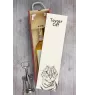 Toyger Cat - wine box with a cat, alcohol box with graphics, personalized gift box from the Art-Dog brand