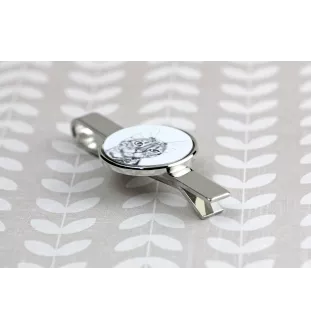 Toyger Cat - cat tie clip, personalized tie clip, unique gift for men from Art-Dog brand