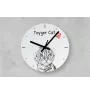 Toyger Katze - Wanduhr mit Katze, Regal Uhr mit Druck, personalisierte Hausdekoration von Art-Dog.