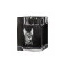 Chat Toyger - Bougeoir avec photo de chat, porte bougie en cristal, cadeau personnalisé par la marque Art-Dog