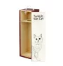 Chat turc de Van - boîte à vin avec un chat, boîte à alcool avec une illustration, boîte personnalisée pour cadeau de la marque Art-Dog