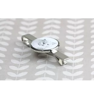 Türkisch Angorakatze - Krawattenklammer mit Katzenmotiv, personalisierter Krawattenclip, einzigartiges Geschenk für Männer von der Marke Art-Dog