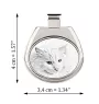 Turkish Angora Cat - cat necklace, personalized pendant with a photo, unique necklace for women and men by Art-Dog brand