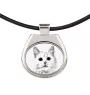 Turkish Van Cat - cat necklace, personalized pendant with a photo, unique necklace for women and men by Art-Dog brand