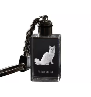Van turc - Pendentif en cristal avec photo de chat, pendentif lumineux, cadeau unique de la marque Art-Dog
