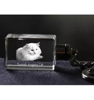 Turecka angora brelok szescienny z kotem Art-Dog