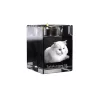 Turkish Angora - Candle holder with cat photo, crystal tealight holder, personalised gift by Art-Dog brand
