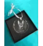 Toyger Cat - crystal bauble with a photo, photo of a cat in crystal, personalized Christmas tree ornament by Art-Dog brand