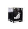 Türkisch Van - Kerzenhalter mit Katzenfoto, Teelichthalter aus Kristall, personalisiertes Geschenk der Marke Art-Dog