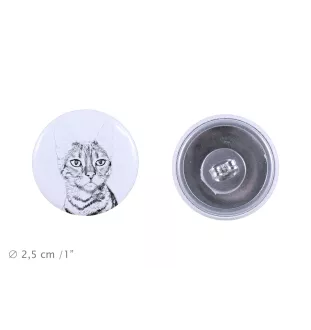 Chat Toyger - boucles d'oreilles avec votre chat bien-aimé, photo personnelle, accessoire parfait pour les amoureux des chats de la marque Art.-Dog