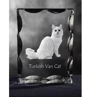 Turecki van ramka kryształowa z kotem Art-Dog