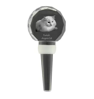 Turecka angora grubszy stopper do wina z kotem Art-Dog